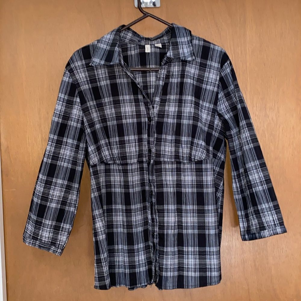 St John bay 3/4 sleeve blouse xl